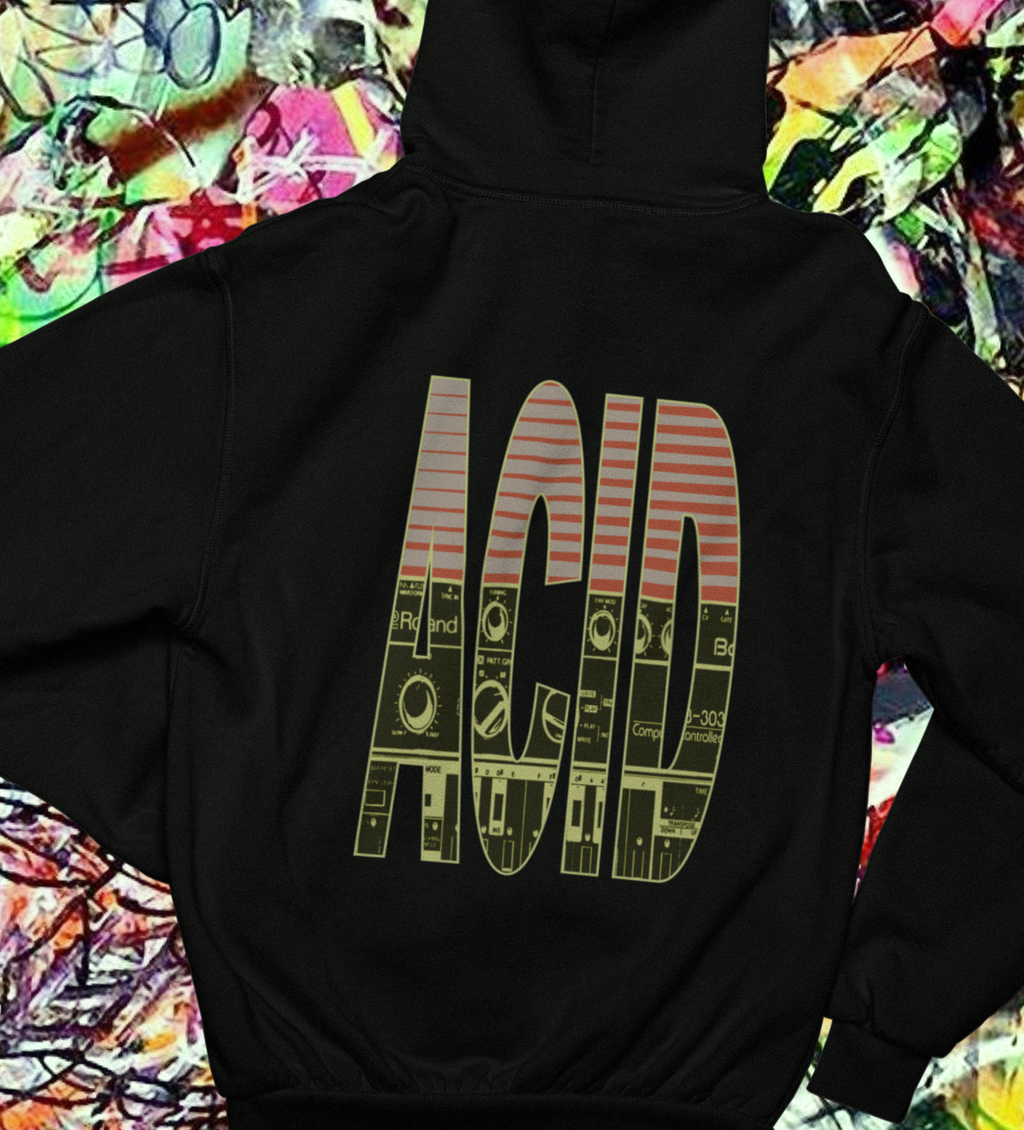 Acid Machine - Unisex Lightweight Hoodie (Backprint)