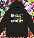 Junglist - Sweat à capuche unisexe oversize (Impression avant)