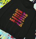 King Rave - Hoodie unisexe oversize (Imprimé au dos)