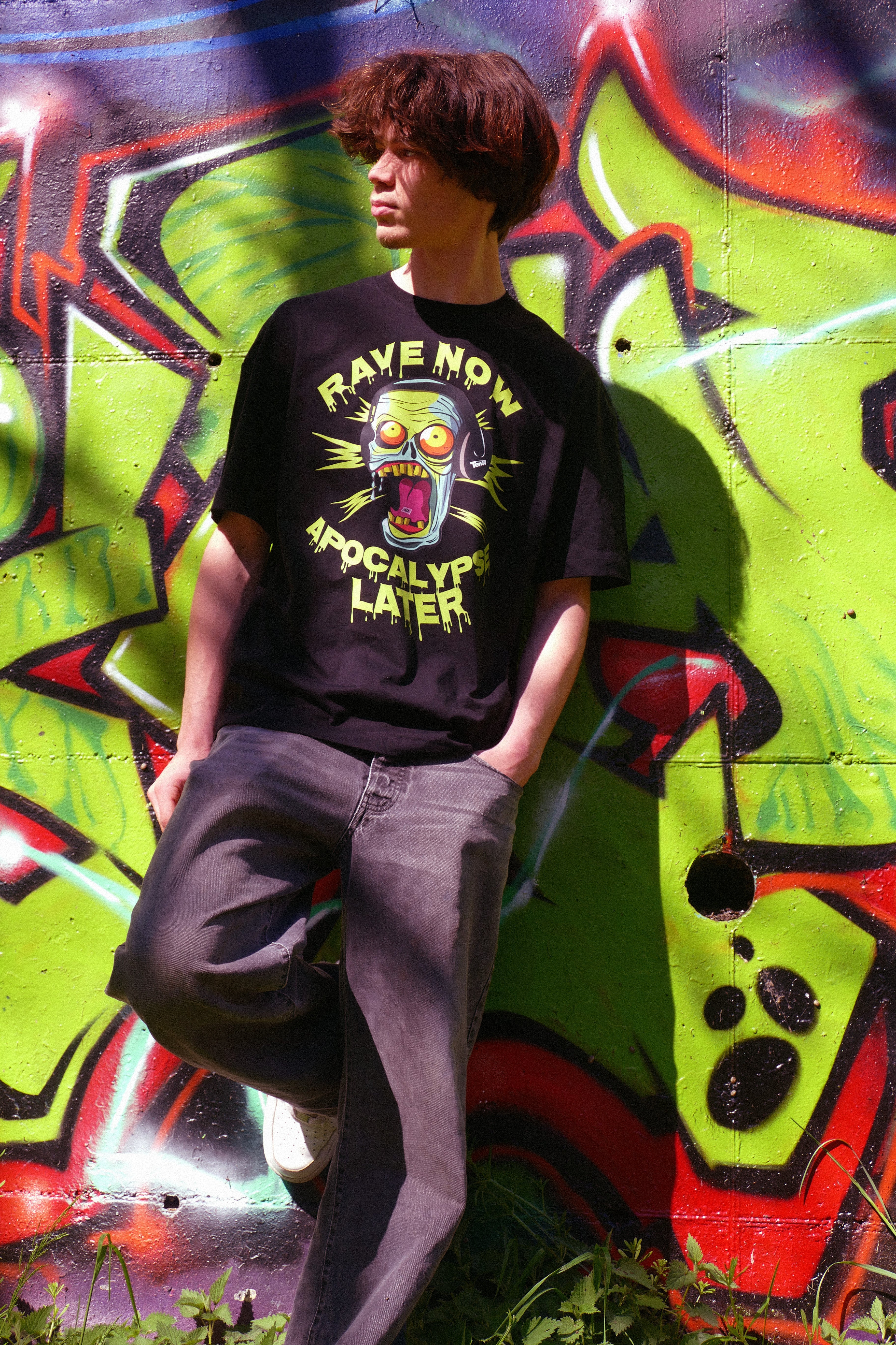 Rave Now...Apocalypse Later! - Unisex Oversized T-Shirt