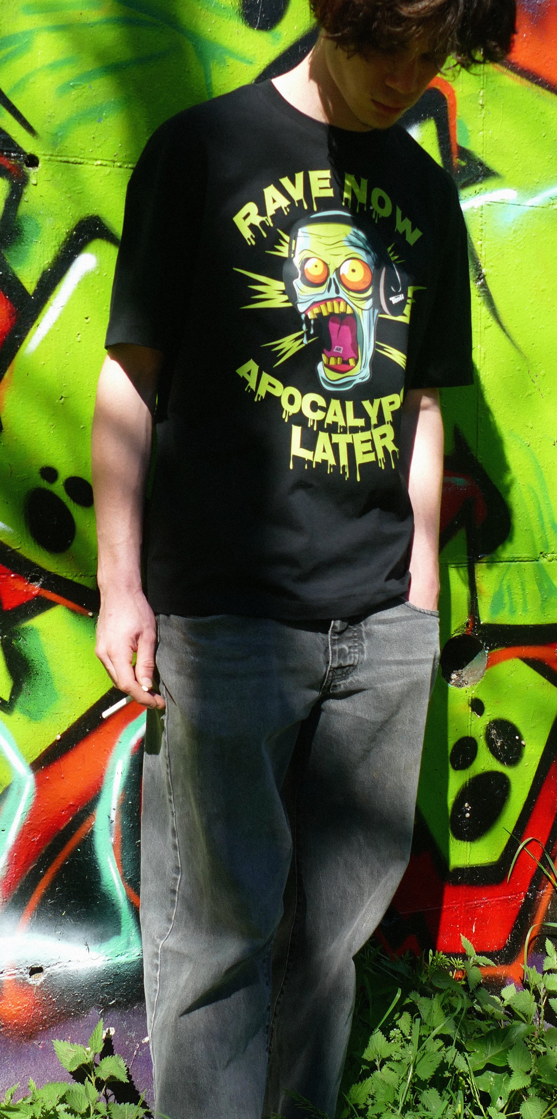 Rave Now...Apocalypse Later! - Unisex Oversized T-Shirt
