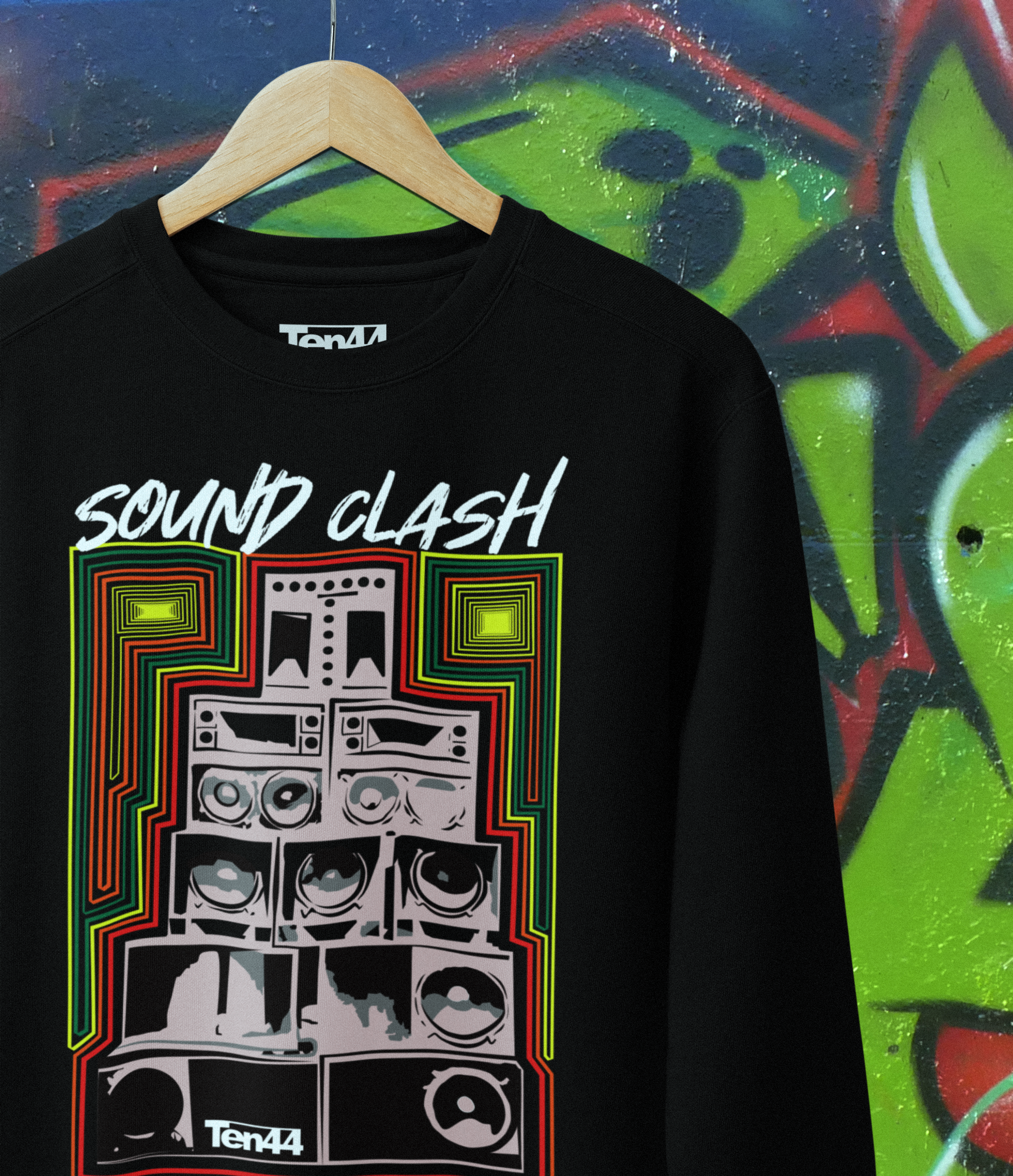 Sound Clash - Lightweight Unisex Sweatshirt (Frontprint)