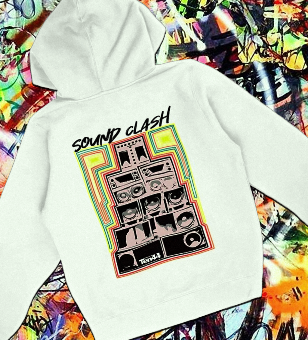 Sound Clash - Sweat à capuche unisexe léger